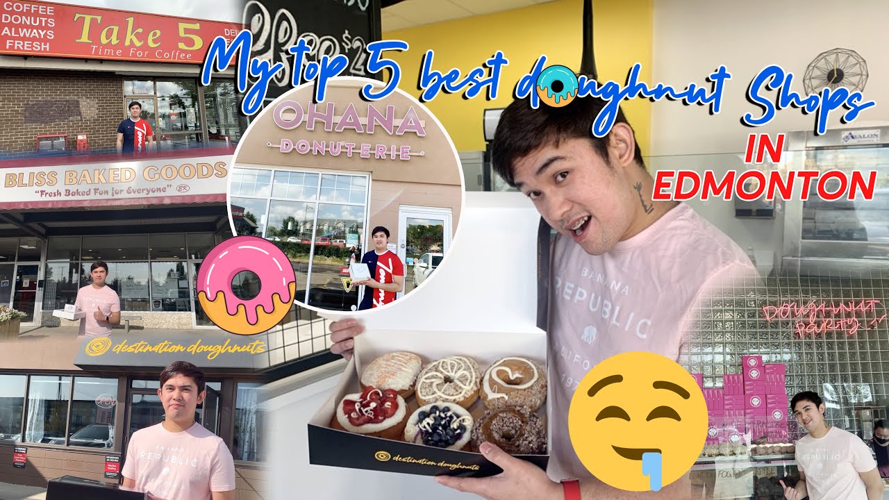 Best Doughnut Shops in Edmonton, Alberta Canada Food Vlog YouTube