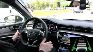 Audi A6 \/ A7 \/ Q8 2018\/2019: Traffic Jam Assist real-life test :: [1001cars]