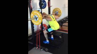 Banded Box Squat BB