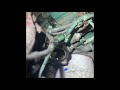 Volvo oil thermostat valve, oil piston cooling valve replacement process