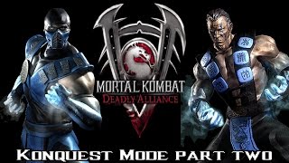 Mortal Kombat Deadly Alliance - Konquest Mode - Part Two - Sub-Zero (Commentary)
