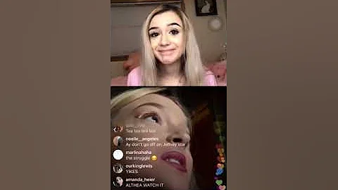 Emery Bingham fake fighting her best friend Sarah ...