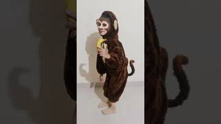 Monkey makeup kids #fancy dress competition 2022