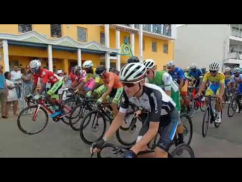 Départ de la quatrième étape du tour cycliste de Martinique 2022