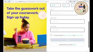 How to sign up for Quizlet without providing your credit card information