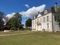 Elegant 18th C. Chateau for sale with river & 2 houses