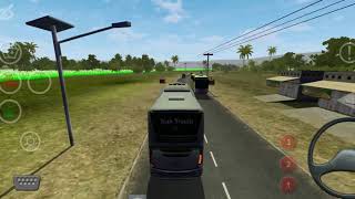 Desh travels Hino AK 1 J AC I cruising through the Rangpur Highway. Bus Simulator Indonesia.