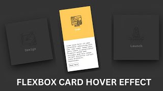 CSS Flexbox Card Hover Effects || HTML&CSS Tutorials