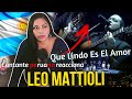 CANTANTE PERUANA reacciona a LEO MATTIOLI ´Que lindo es el amor´