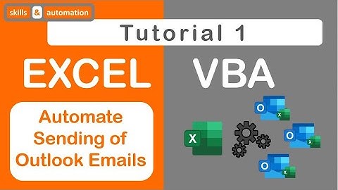 Send Basic Outlook Emails using Excel VBA (Tutorial 1: Send Outlook Emails)