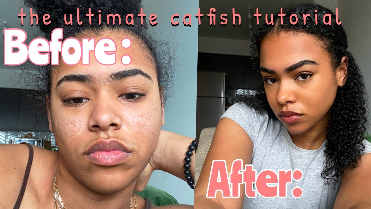 lowkey catfish makeup routine for the baddies! Destinee Wray YouTube