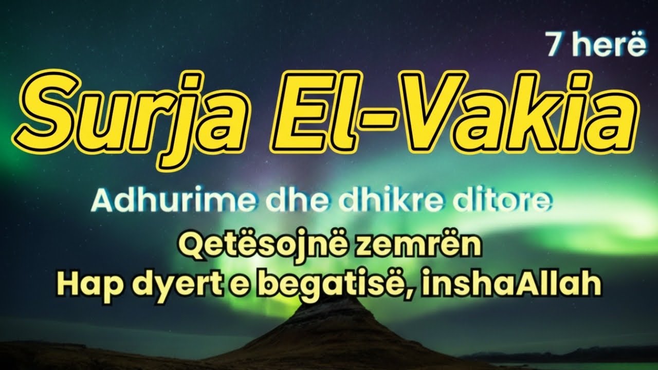 Dëgjo El Vakia 7 herë për Tërheqje të Riskut çdo Ditë