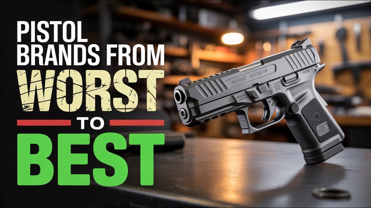 The SHOCKING Truth About 24 Pistol Brands RANKED