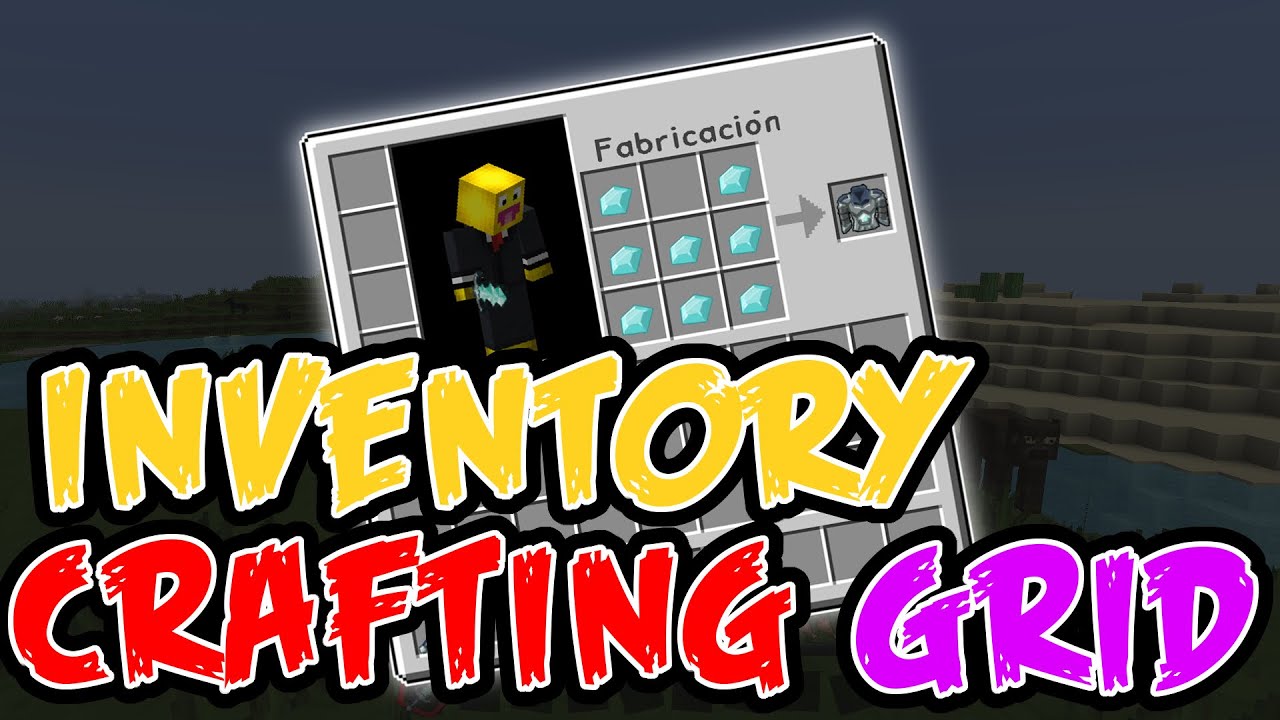 INVENTORY CRAFTING GRID Mesa De Crafteo En El Inventario Minecraft