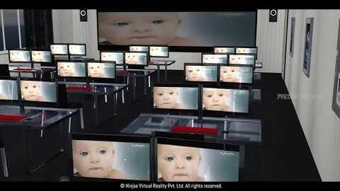 Concept Computer Lab 3D animation architectural walkthrough