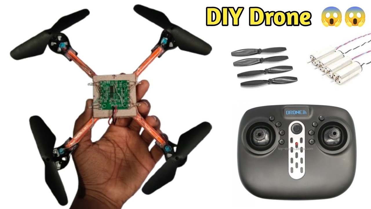 How to make a mini drone at home - YouTube