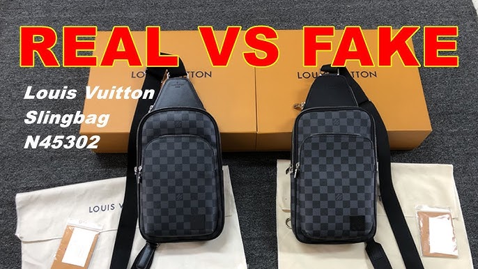 REAL VS FAKE 1v Outdoor Sling Bag M30741 Comparison from Suplook 