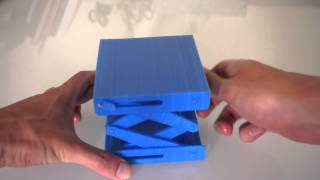 3D Printed Platform Jack - No Assembly Required!
