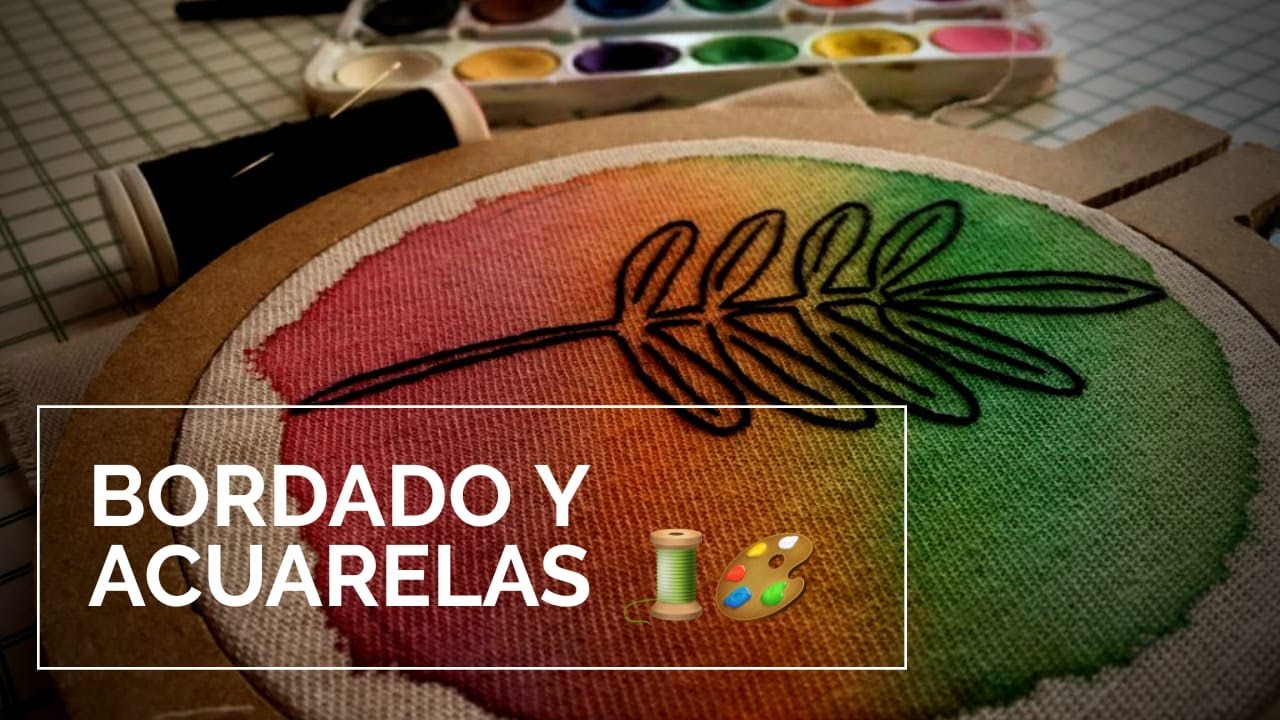 PINTAR TELA CON ACUARELAS