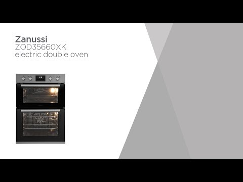 Zanussi ZOD35660XK Electric Double Oven - Black & Steel | Product Overview | Currys PC World