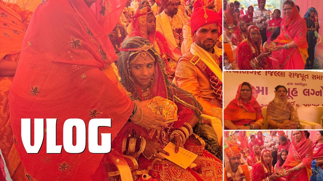 28 મો સમૂહ લગ્ન મહોત્સવ | લગ્નની સુંદર વિધિઓ અને આનંદ | Niruba chavda family vlog
