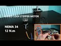 Testing a NEMA 34 12 N.m Closed Loop Stepper Motor