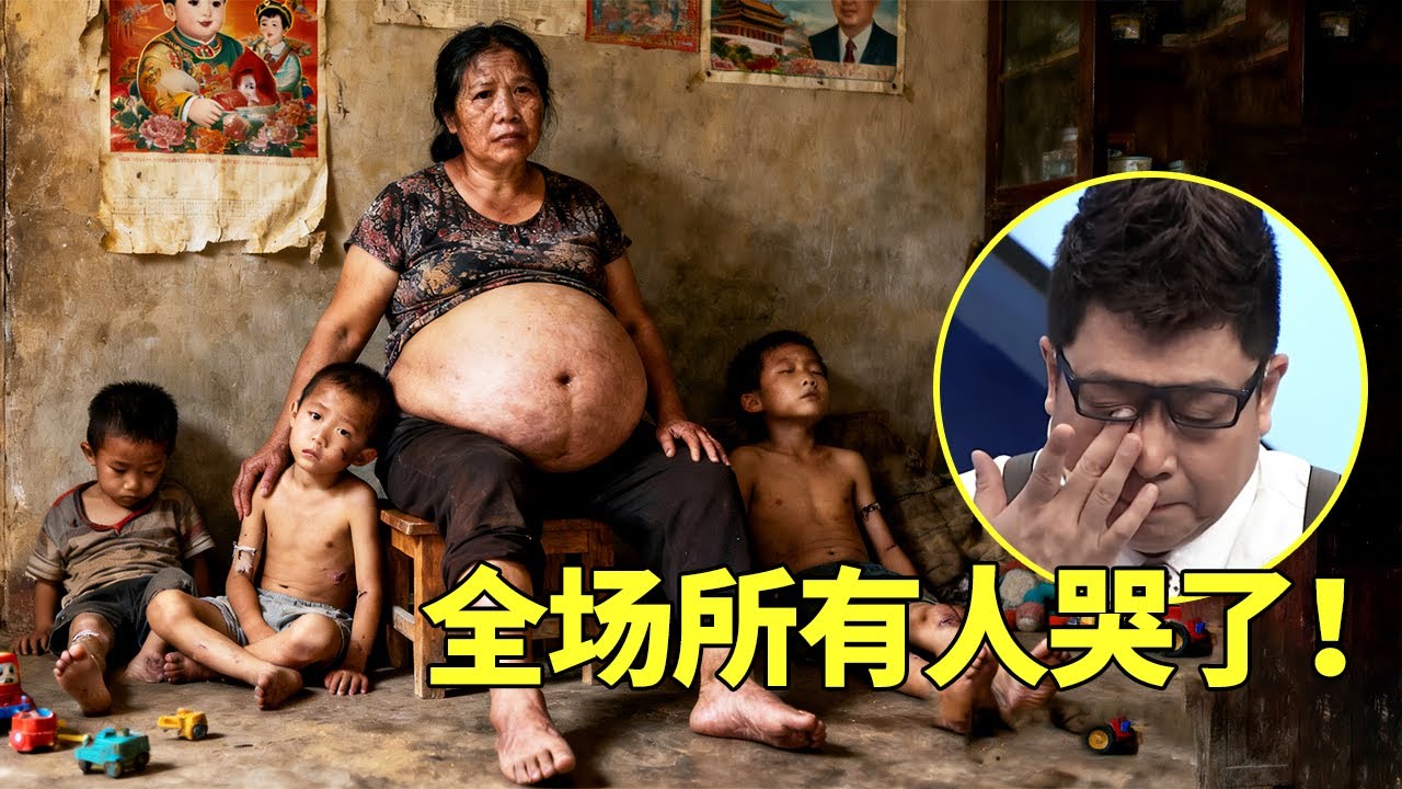 女子连生下3个残疾孩子,肚子大到像皮球丈夫却放弃治疗？宝宝一登台全场所有人哭了！【王芳王为念访谈】