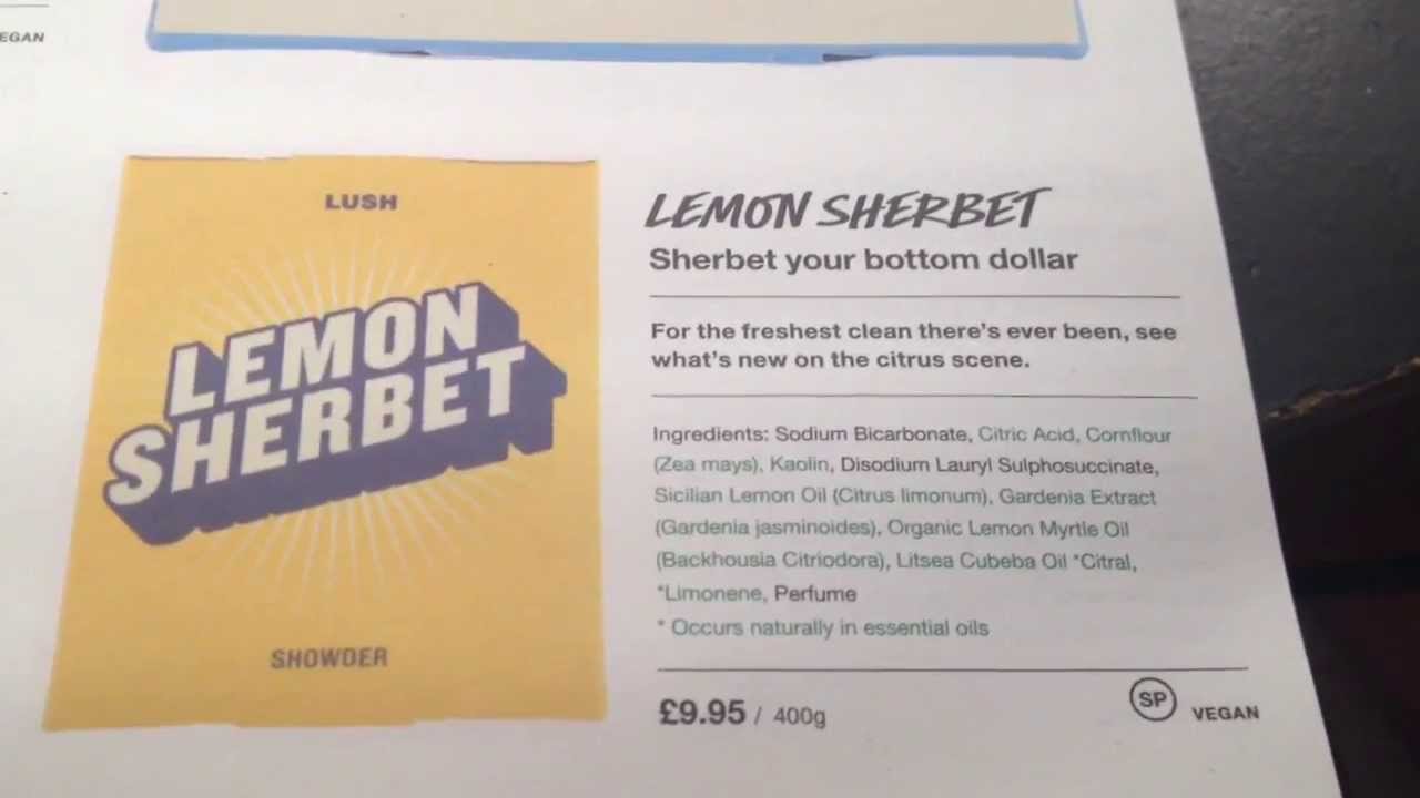 Lush 'Lemon Sherbet' Showder