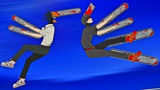 Black Denji vs Chainsaw Man, Guts Berserker Armor, Mikey & Draken - Drawing cartoons 2