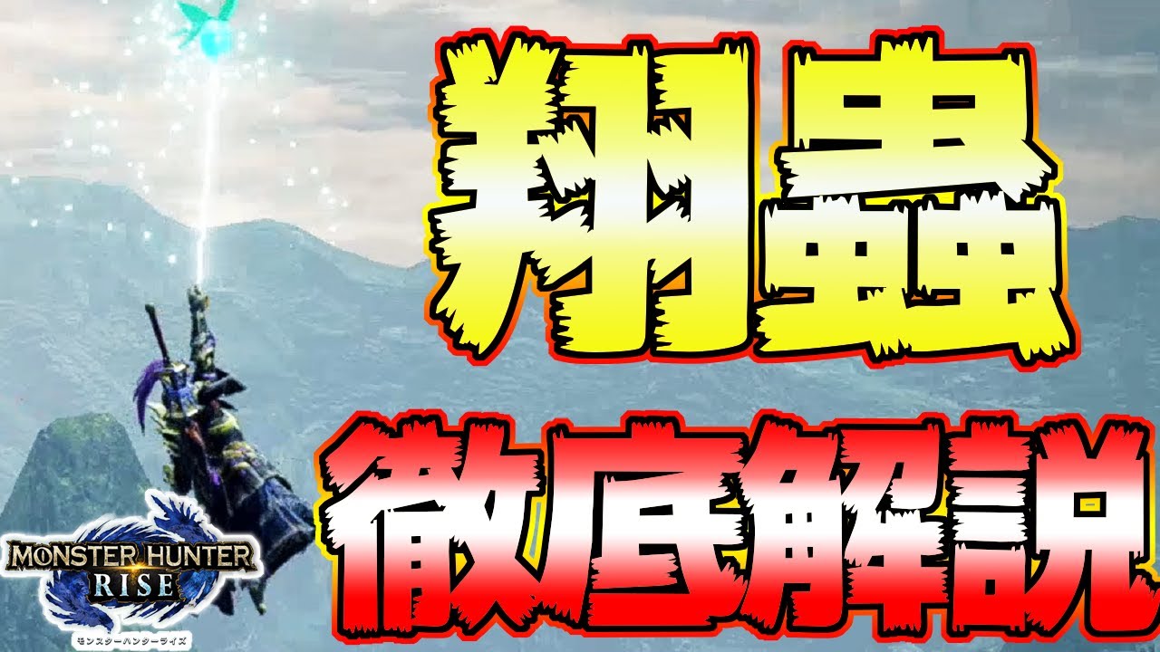 【モンハンライズ】絶対必須テク！翔蟲マスターへの近道はこれだ！基本編【MHRise:モンスターハンターライズ】