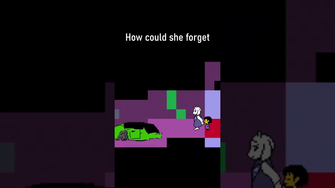 [lost content] — How could she forget 