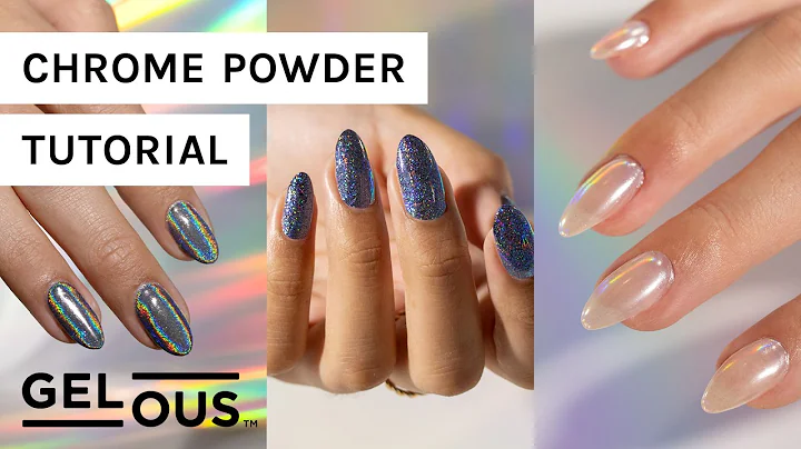 Apply Chrome Powders Perfectly At Home | Gel Nail Art Application Tutorial | Gelous Gel Nail Polish