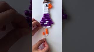 DIY 90s Pony Bead Duck Keychain! 🦆🎒 DIY 90s Pony Bead Duck Keychain! 🦆🎒