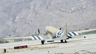 C-47 Flight Demo Palm Springs Memorial Day Airshow 2025