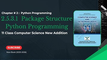 2.5.3.1 Package Structure in Python | Chapter 2 | Class 11 Computer Science | practically explained