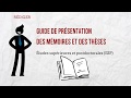 Thses et mmoires  les services des bibliothques udem