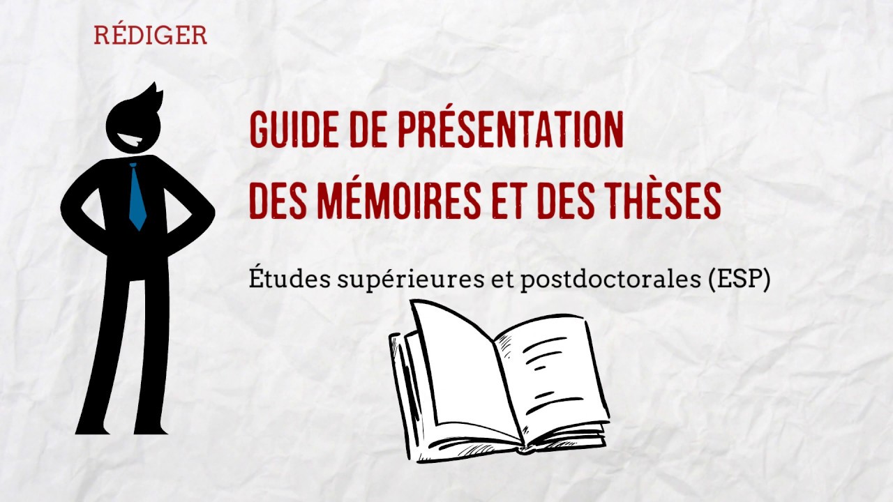 Rediger Une These Ou Un Memoire A L Udem Bibliotheques Universite De Montreal
