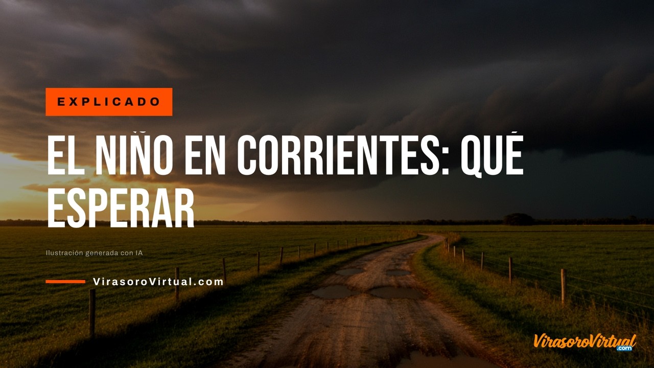 El Niño en Corrientes: cuándo es el mayor riesgo y qué hacer ahora