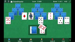 Finish Microsoft Solitaire Collection TriPeaks Grandmaster Level in 6 Minutes and 30 Seconds.