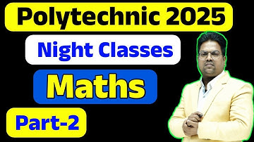 Jharkhand Polytechnic 2025 /Jharkhand Polytechnic / Jharkhand Polytechnic maths / Night Classes