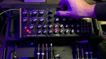 Moog DFAM with Friends Demo 1 - EQD Transmisser & Avalanche Run, RML Electron & Source Audio Ventris