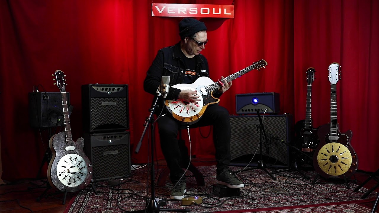 Versoul Resosun 6 String Electric Acoustic Baritone Guitar