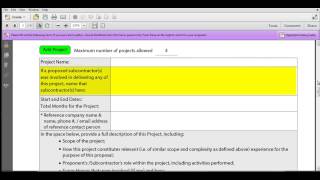 BC Government's Short-Form Request for Proposal - How to complete a proposal form (Appendix A)