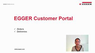 Customer Portal myEGGER - Overview Services screenshot 2