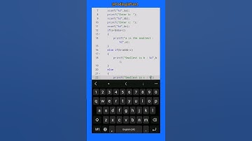 Write a program to print the smallest number in C|Largest in C|#c #java #coding #shortsfeed #program