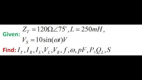 AC Analysis of RL Series Circuits | Phasor Diagrams, Impedance & Phase Angle 02