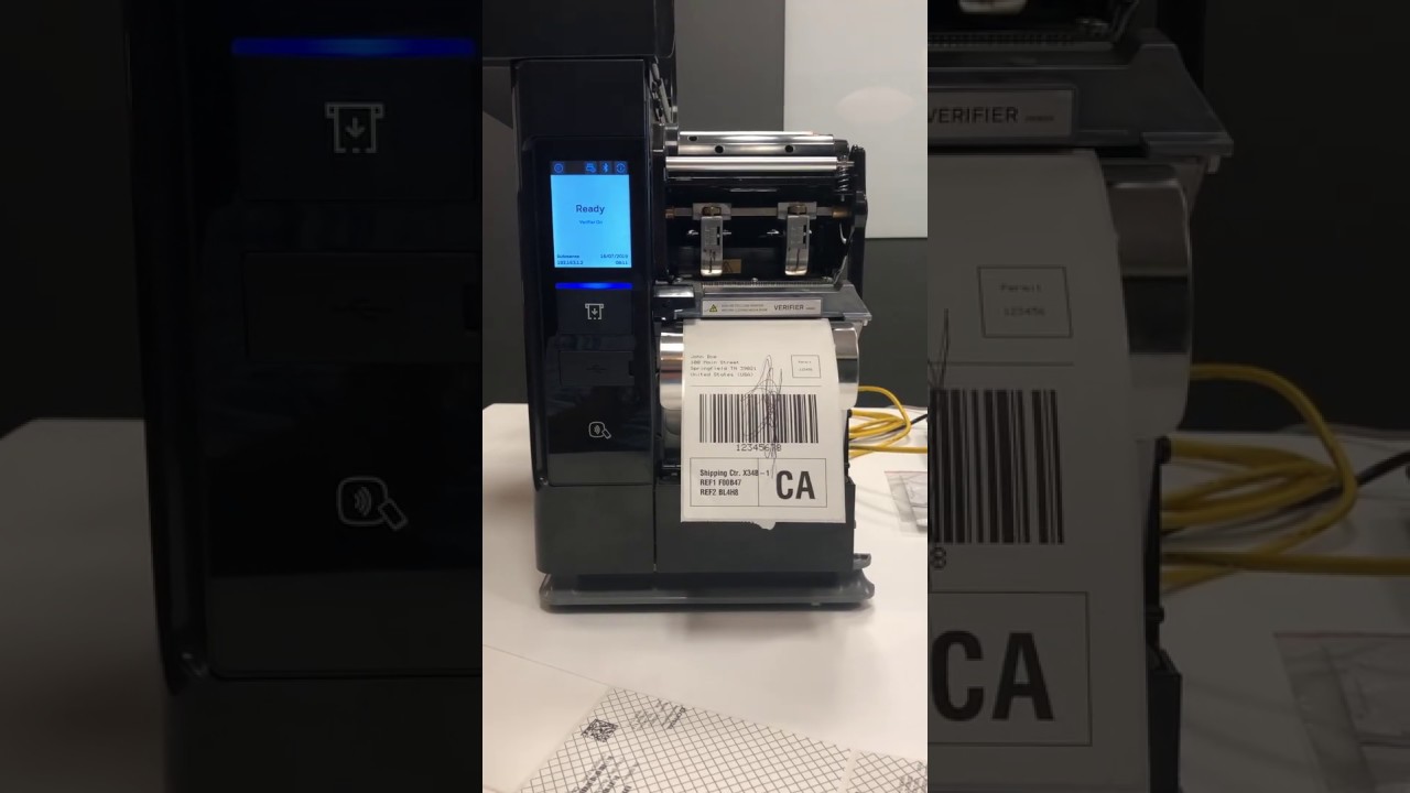Honeywell PX940 Barcode Label Verification Printer In Action Liberty Systems YouTube