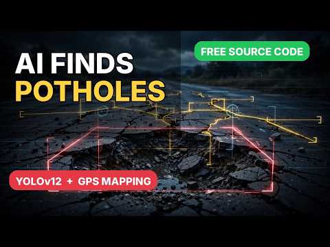 I Built an AI That Detects Potholes on Roads | YOLOv12 + GPS Mapping (Full #Project) #aiproject