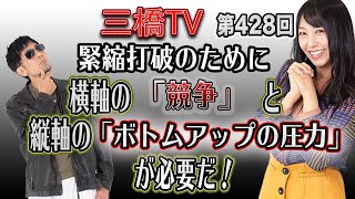 緊縮打破のために　横軸の「競争」と縦軸の「ボトムアップの圧力」が必要だ！ [三橋TV第428回] 三橋貴明・高家望愛