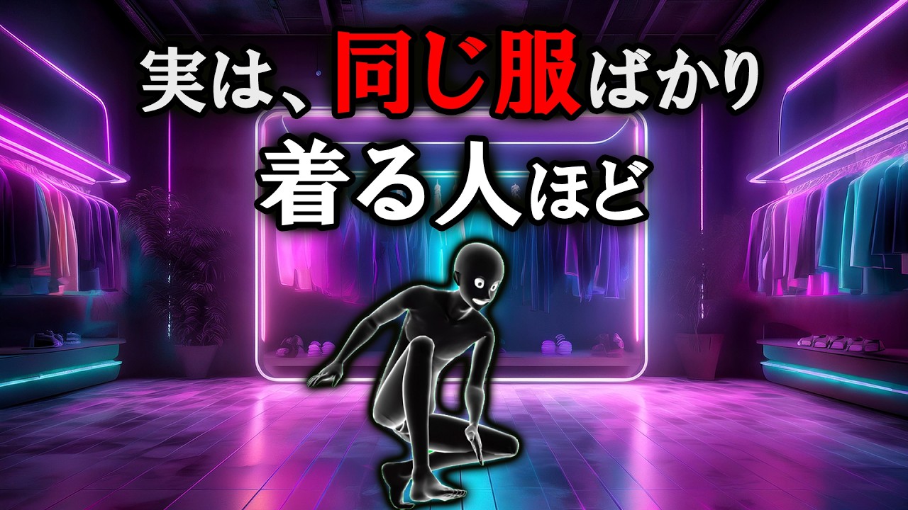 【グレーな心理学】同じ服ばかり着る人ほど